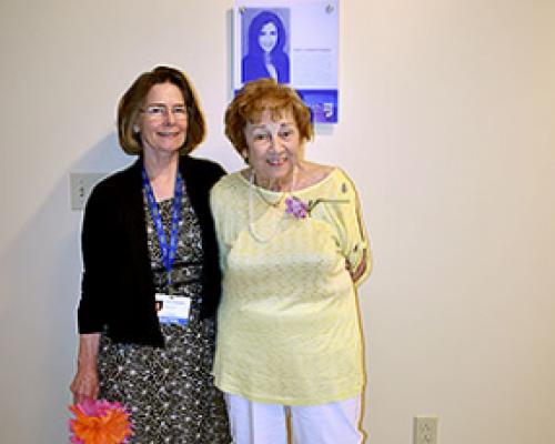 Dr. Nancy Mendenhall and Karen Cranford